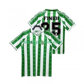 Jalkapallo Pelipaidat/Peliasut Real Betis FINIDI 25 Retro Kotipaita 1996 1997 Lyhythihainen